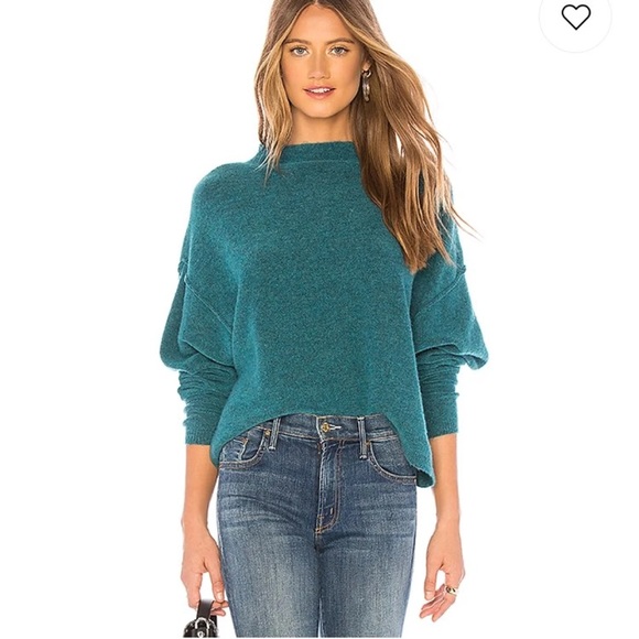 Free People Sweaters - Free People break away sweater-dark turquoise
